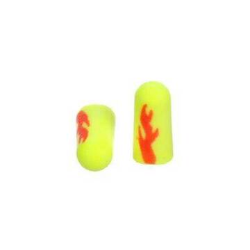 Bouchons d’oreilles jaune néon Blasts E-A-R soft 3M(MC), 312-1252, taille unique, sans cordon