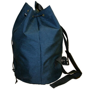 Petit sac à corde style sac à dos robuste, 15 pouce ht lg, 7/16 pouce, Cordura, bleu marine