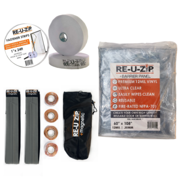 Ultra-clear Magnetic Flap Door Kit
