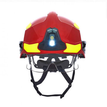 Technical Rescue Helmet, 6-1/2 To 8-1/8 In Fits Hat, Blue Yellow