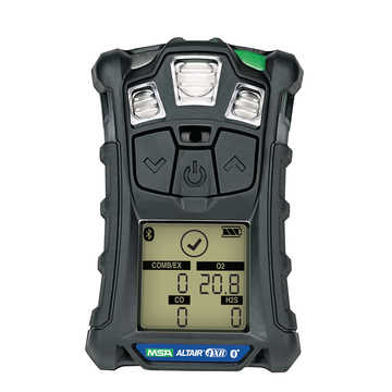 Detector Multi Gas, 0 To 100%, 0 To 30% Vol, 0 To 200 Ppm, 0 To 1999 Ppm, Rechargeable Li-polymer, Rubberized Over-mold