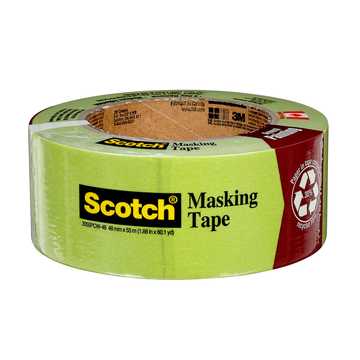 MRO Supplies - Tape and Adhesives - Painters Tape and Masking Tape -  Industrial Painter Tape, Green, 72 mm x 55 m, 5 mil