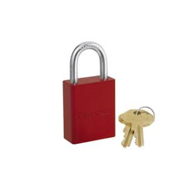 Electrical Lockout, Red, 6 in ht, 3 in wd, 9/16 in Padlock Shackle dia