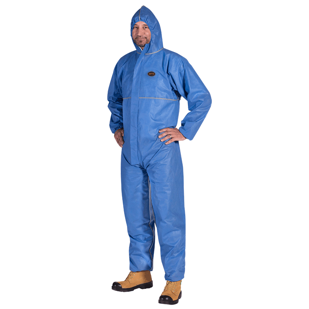 Flame Resistant Disposable Coveralls Disposable And Chemical   FR Disposable SMS Coveralls XL 1533390966 