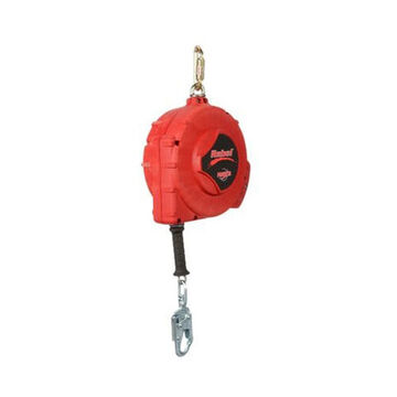 Lifeline Self-retracting, Galvanized Steel Cable, Red, 3/16 In X 66 Ft, 420 Lb, 1