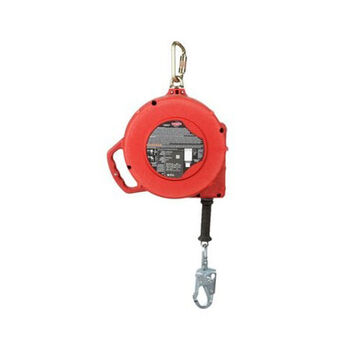 Lifeline Self-retracting, Galvanized Steel Cable, Red, 3/16 In X 66 Ft, 420 Lb, 1