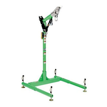 Mast Extension Confined Space Lower, 3 In, 45 In, Anodized And Powder Coated, Aluminum