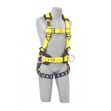 Safety Harness Positioning, Medium, Yellow, 420 Lb