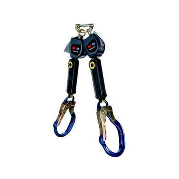 Lifeline Twin-leg Quick Connect Personal Self-retracting, 3/4 In X 6 Ft, 420 Lb, 5.6 Lb
