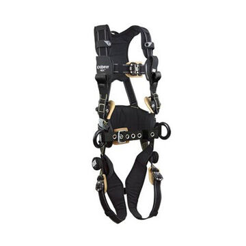 Safety Harness Positioning/rescue, Medium, Black, 420 Lb