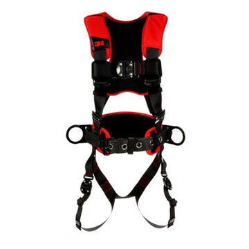 Safety Harness Full Body And Positioning, X-large, Black, 420 Lb