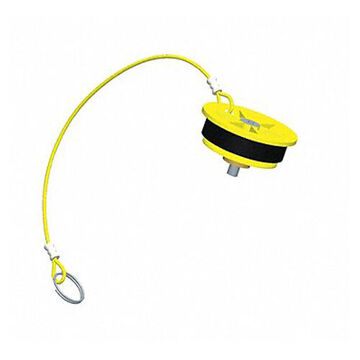 Adapter Cap, Plastic, Rubber, Yellow