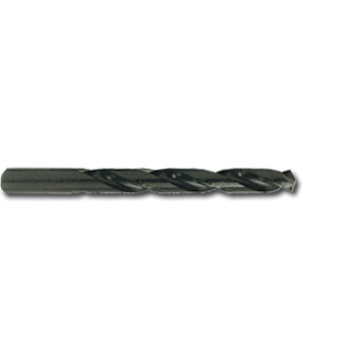 Jobber Drill Hyper Short, Black Oxide, 5/16 In Size, 118 Deg, 0.3125 In Dia X 4-1/2 In Lg, 12/pack