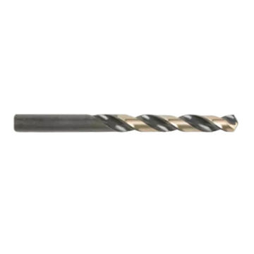 Regular Jobber Drill Bit, Black, Gold High Speed Steel, 41/64 In X 7-1/8 In, 135 Deg