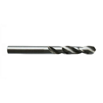 Stub Length, Screw Machine Drill, Straight, High Speed Steel, 0.368 in dia x 3-5/16 in lg, 5/Pack
