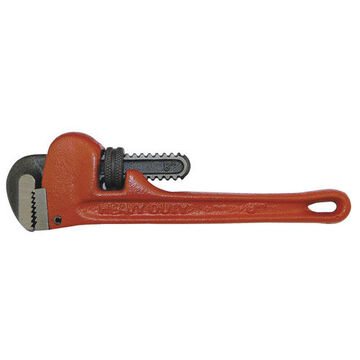 Pipe Wrench Straight 24 In Lg, Hook Jaw, 3 In Capacity