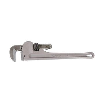 Pipe Wrench Heavy-duty, 18 In Lg, Hook And Heel Jaw, 2-1/2 In Capacity