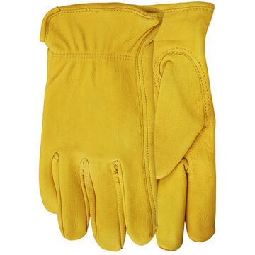 Gloves Double Dipped Driver, Full Grain Deerskin Leather Palm, Tan
