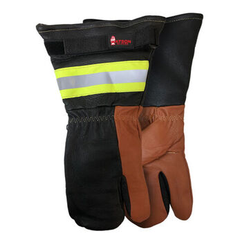 Gloves, X-Large, Full Grain Cowhide Leather Palm, Natural, Pigskin Leather