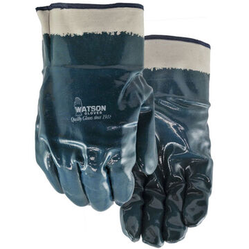Gloves Tough As Nails, One Size, Blue, Left And Right Hand, Nitrile
