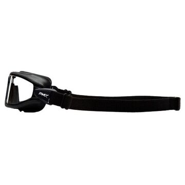 Dielectric Protective Safety Glasses, 70 mm wd, 580 mm lg, 2 mm thk, H2MAX Anti-Fog, Clear, Black