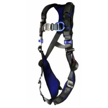 Safety Harness Comfort Vest Climbing/positioning/retrieval, 2xl, 310 Lb, Gray, Polyester Strap