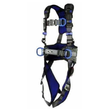 Safety Harness Comfort Construction Climbing/positioning, Xs, 310 Lb, Gray, Polyester Strap