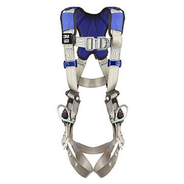 Safety Harness, Climbing, Positioning M, 310 Lb, Gray, Polyester Strap