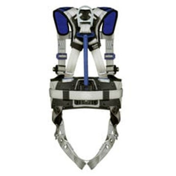 Safety Harness Positioning, Construction, Climbing, L, 310 Lb, Gray, Polyester Strap