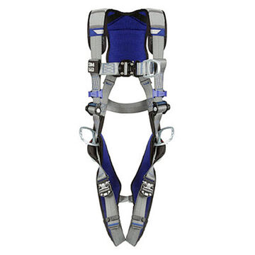 Safety Harness, Climbing, Positioning L, 310 Lb, Gray, Polyester Strap