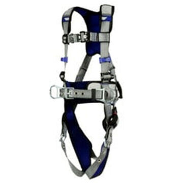 Safety Harness, Positioning S, 310 Lb, Gray, Polyester Strap