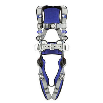 Safety Harness, Positioning S, 310 Lb, Gray, Polyester Strap