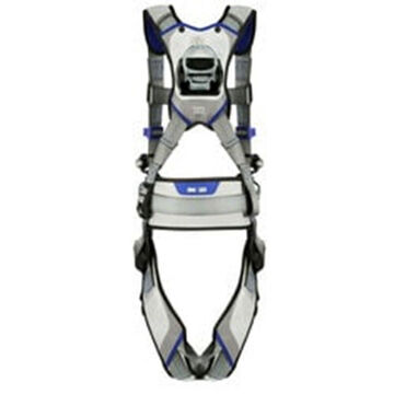 Safety Harness, Climbing, Positioning Xl, 310 Lb, Gray, Polyester Strap