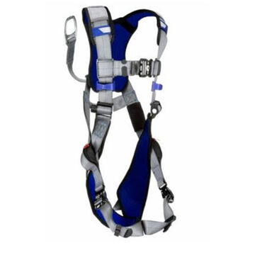Safety Harness Comfort Oil And Gas Climbing/suspension, M, 420 Lb, Gray, Polyester Strap
