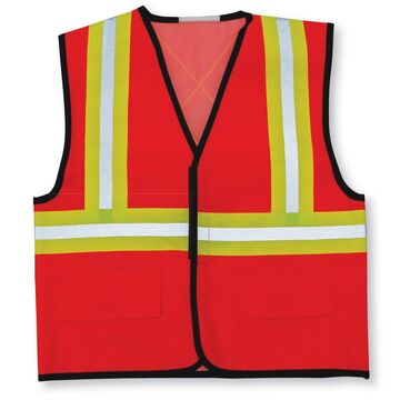 Safety Kids Traffic Vest, Polyester, Orange, One-Size