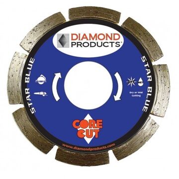 Circular Saw Blade, 5 in X 7/8 in, Diamond