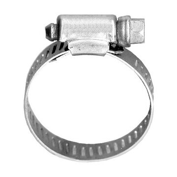 Gear Hose Clamp, 1/2 in x 1 in, Stainless Steel