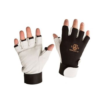 Bubble Anti Vibration Safety Gloves, Black, White, Nylon