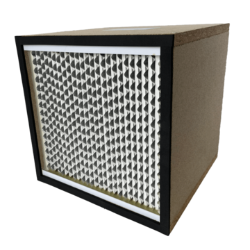 Filtre hepa 12x12x12po cadre en bois