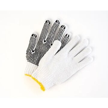 GANTS TRICOT POLY/COTON AVEC POINTS DE PAUME