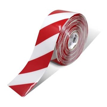 Floor Tape Wht/red 4in X 100ft